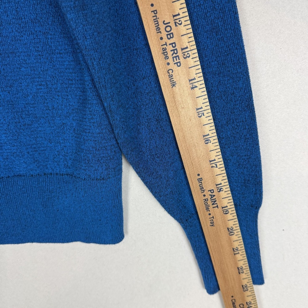 Banana Republic Sweater Womens XS Blue Puff Sleeve Crewneck Knit Pullover - Picture 10 of 12